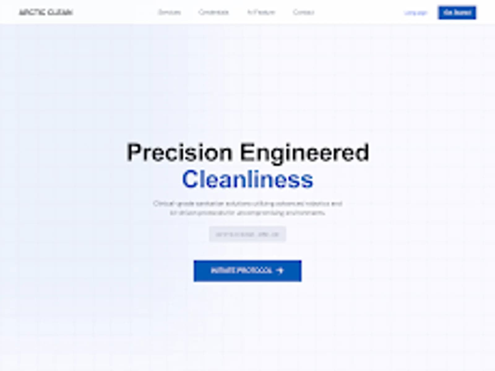 Arctic Clean template preview