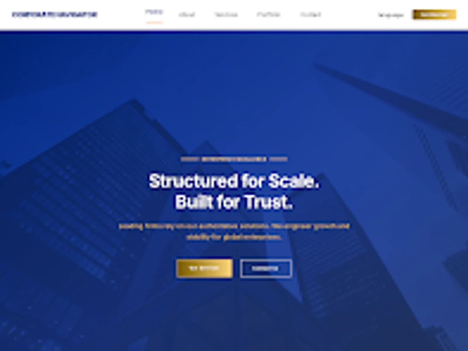 Corporate Navigator template preview