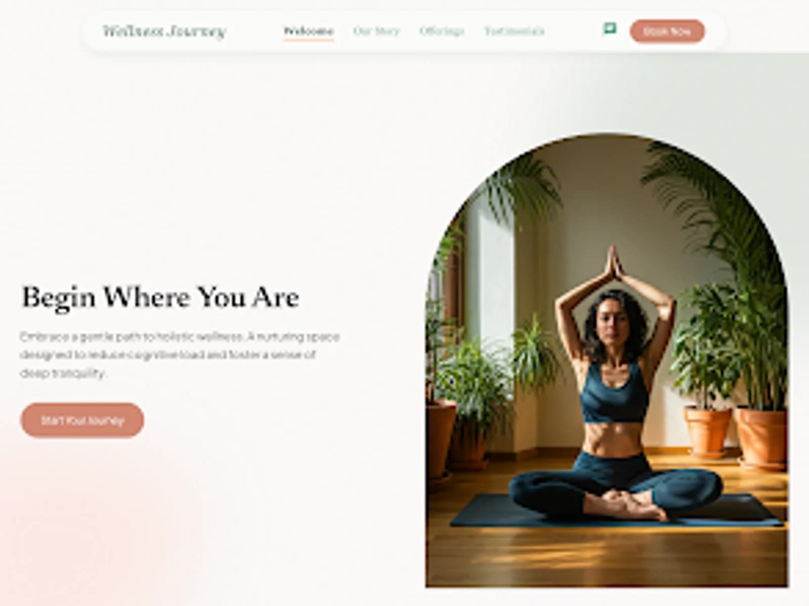 Wellness Journey template preview